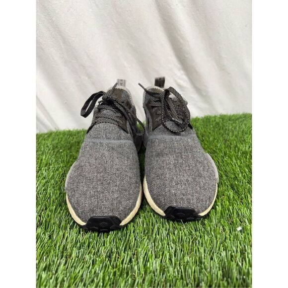 Size 10 -‎ adidas NMD_R1 Charcoal Wool running athletic sneakers shoes - Picture 2 of 9